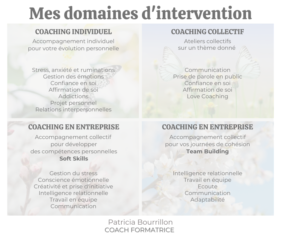 Mes domaines d'intervention